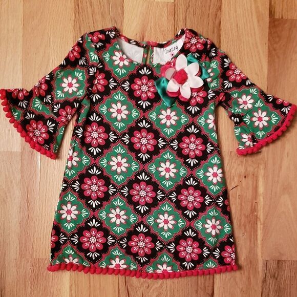 Counting Daisies Holiday Tunic Dress - Picture 3 of 7
